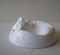 ベルギーから白磁の猫の灰皿