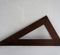 大きな木製の三角定規
